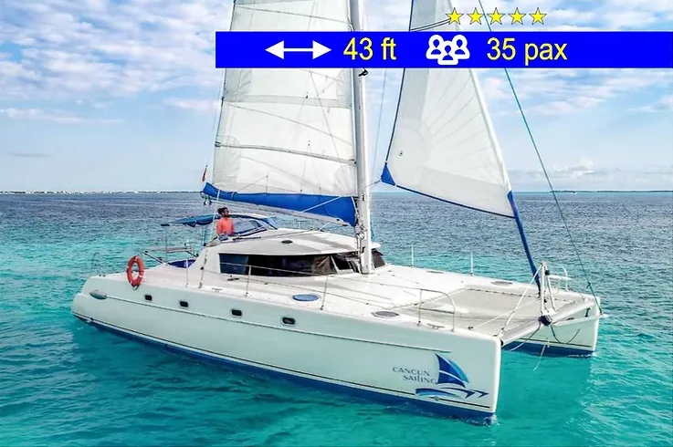 Catamaran Group Tours II Cancun 43 ft / 35 pax — photo 1
