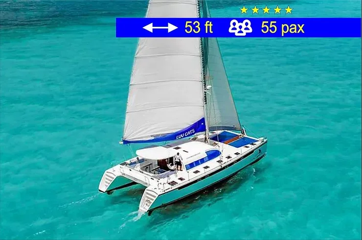 Cancun Tourism Catamaran 53 ft / 55 pax — photo 1
