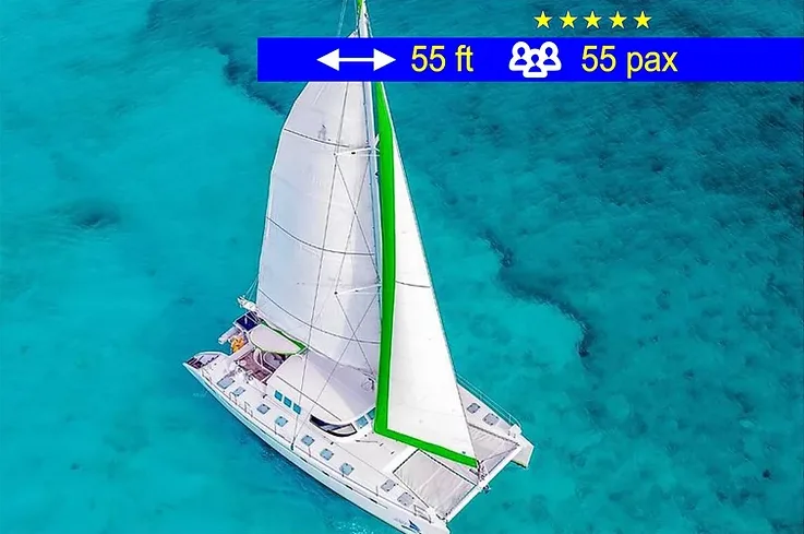 Catamaran Tours Groups Cancun 55 ft / 55 pax — photo 1
