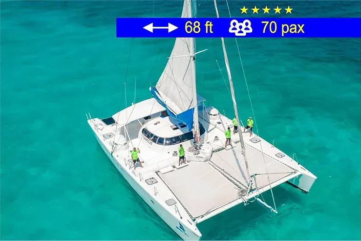 Catamaran Tours Gran Grupo Cancun 68 ft / 70 pax — photo 1