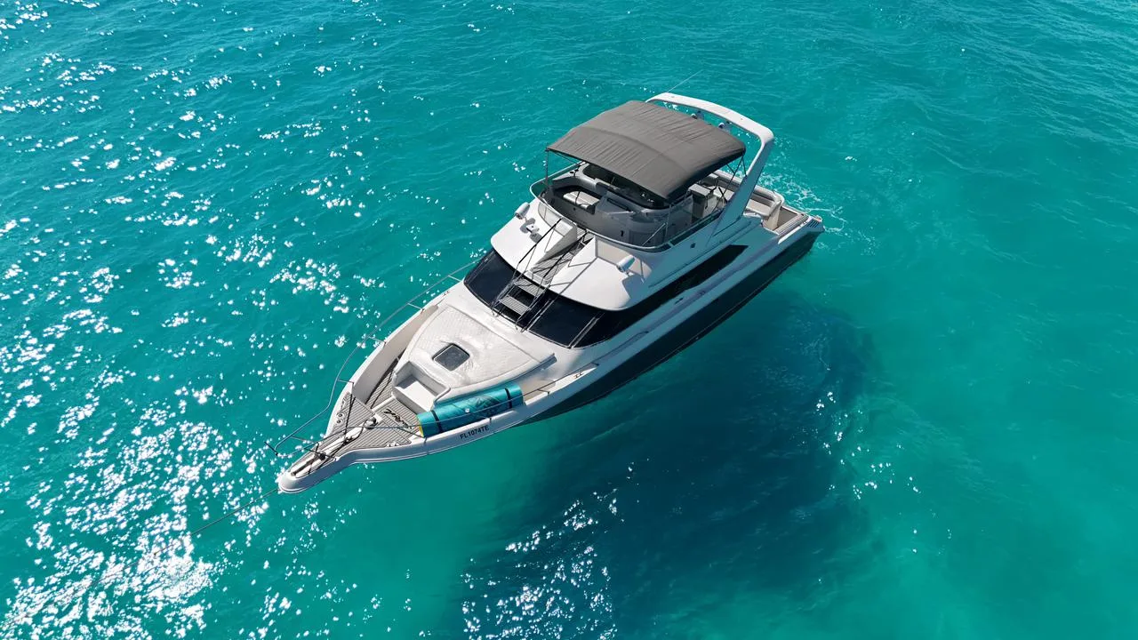 Sea Ray 50 Flybridge — navy hull — photo 9